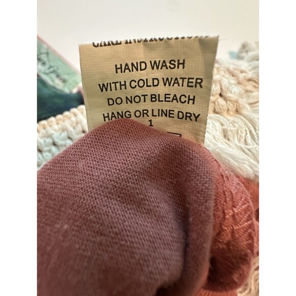 Southern Grace Walk By Faith Cowboy Boot Coral Pink Crochet Shirt Women's SMALL - Picture 10 of 13